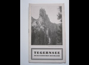 C2114/ Tegernsee Heft 12 Seiten Urlaub Reisen ca.1935